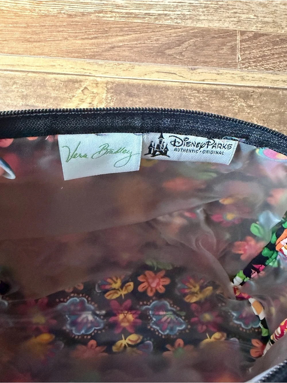 Vera Bradley / DisneyParks Quilted Cosmetic Case with Bright Floral Print